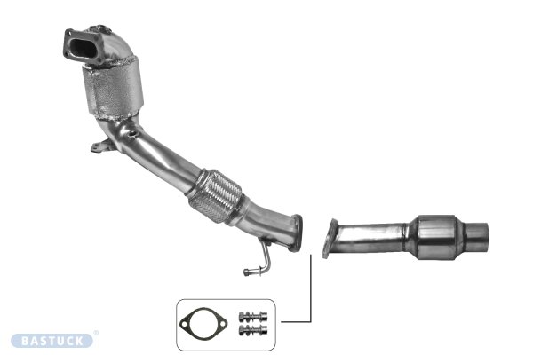 Bastuck Performance Katalysatorkit 200-Zeller - Hyundai i20 GB inkl. Sport / 17+ Kia Rio YB (+GT-Line) / 17+ Kia Stonic