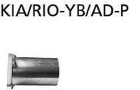 Bastuck Adaptor complete system on original system - Hyundai i20 GB incl. Sport / 17+ Kia Rio YB (+GT-Line) / 17+ Kia Stonic