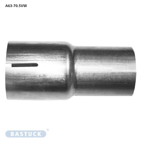Bastuck Adapter Ø 63.5 mm Outside (unslotted) to Ø 70.5 mm