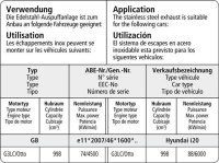 Bastuck Ersatzrohr für Vorschalldämpfer - Hyundai i20 GB/PB/PBT inkl. Sport / Kia Rio