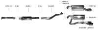 Bastuck Rear silencer with double tailpipes 2x trapezoid...