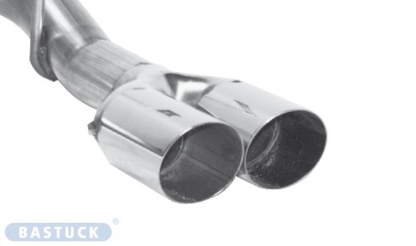 Bastuck Double rear pipe RH 2 x Ø 76 mm, cut 20° - Hyundai i30 FD/FDH