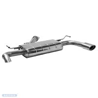 Bastuck Rear silencer with double tailpipe 2 x Ø...