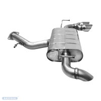 Bastuck Rear silencer with double tailpipe 2 x Ø...