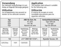 Bastuck Tube replacing second catalyst- 15-18 Hyundai...