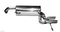 Bastuck Rear silencer with double central exit 2 x...