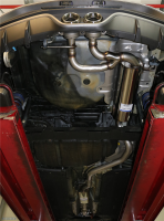 Bastuck Rear silencer with double central exit 2 x Ø 54 mm for original rear valance exit - Hyundai Veloster FS 1.6