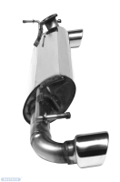 Bastuck Endschalldämpfer mit Einfach-Endrohr 1 x...