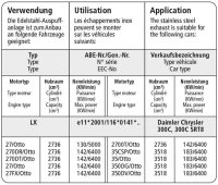 Bastuck Verbindungsrohr vorne - Chrysler 300C V6 Benziner