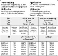 Bastuck Central link pipe - Audi A3 8V 1.2 TSI (models with twist axle) / Seat Leon 5F (+1.2/1.6 Diesel) / VW Golf 7 1.0/1.2/1.4 Turbo (w/o 103 KW/ 110 KW) / Diesel