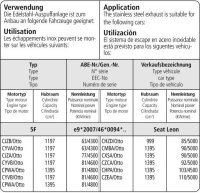 Bastuck Endschalldämpfer mit Doppel-Endrohr LH, 2 x Ø 76 mm, mit Lippe, 20° schräg geschnitten - Seat Leon 5F / VW Golf 7 1.0/1.2/1.4/1.8 Turbo / Diesel