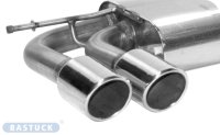 Bastuck Rear silencer with double tailpipe LH, 2 x...