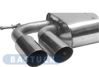 Bastuck Rear silencer with double tailpipe LH, 2 x...