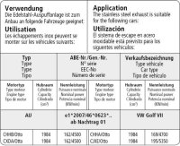 Bastuck Endschalldämpfer mit Doppel-Endrohr LH + RH, 2 x Ø 76 mm mit Lippe, 20° schräg geschnitten - VW Golf 7 1.0/1.2/1.4T/2.0 + Diesel