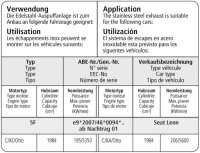 Bastuck Tube replacing catalyst - Audi A3/S3 8V 1.4 TSI (w/o CPTA/Otto, CZEA/Otto) / 1.8 TSI / Seat Leon 5F (+(ST) Cupra R) / Skoda Octavia 5E RS / 17+ VW Arteon 3H TSI 4Motion / VW Golf 7 GTI/R / 15+ VW Passat B8 2.0TSI 4Motion