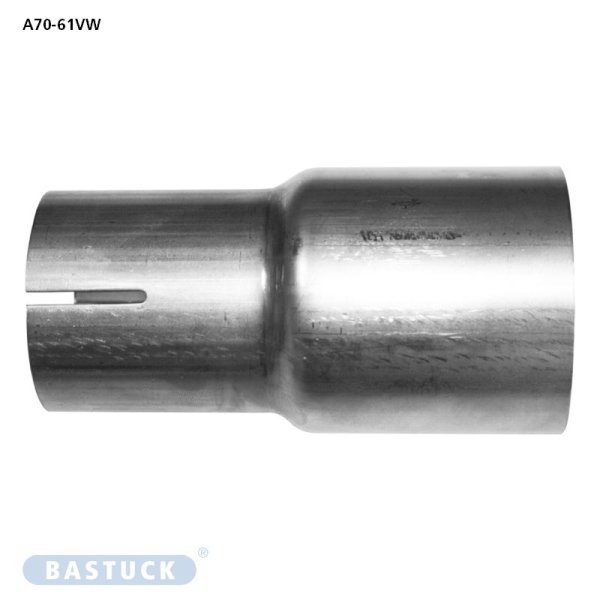 Bastuck Adapter Ø 70.5 mm Outside (unslotted) to Ø 61 mm