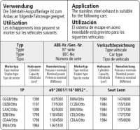 Bastuck Vorschalldämpfer - Audi A3 8P (Sportback) 4-Zylinder Turbo FWD / 05+ Seat Leon 1P Turbo inkl. Cupra / VW Golf 5 GT+GTI (Turbo) / Golf 6 GTI (+Turbo) / Scirocco 3 Diesel/R/Turbo