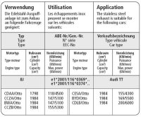 Bastuck Turboabgangsrohr inkl. Flansch und Dichtung - Audi / Seat / Skoda / VW Modelle