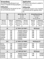 Bastuck Turboabgangsrohr inkl. Flansch und Dichtung - Audi / Seat / Skoda / VW Modelle