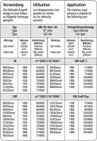 Bastuck Endschalldämpfer mit Doppel-Endrohr 2 x Ø 76 mm LH+RH - VW Golf 5 (inkl. 5 Plus Diesel + 1,6l FSI 75 KW)