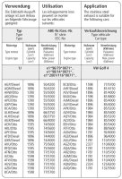 Bastuck Vorschalldämpfer - Audi A3 8L (ohne Quattro) / 99-05 Seat Leon/Toledo 1M / Skoda Octavia (+RS) / VW Beetle / Bora / Golf 4 (+Variant / außer Jubiläumsmodell GTI)