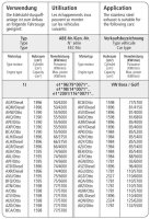 Bastuck Vorschalldämpfer - Audi A3 8L (ohne Quattro) / 99-05 Seat Leon/Toledo 1M / Skoda Octavia (+RS) / VW Beetle / Bora / Golf 4 (+Variant / außer Jubiläumsmodell GTI)