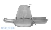 Bastuck Rear silencer with double tailpipes 2 x Ø...