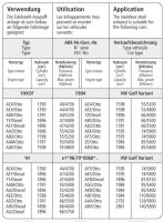 Bastuck Front silencer - VW Corrado / Golf 2 (w/o Synchro) / Golf 3 (+Variant / w/o Synchro) / Passat 3 (+Variant Typ 35i) / Vento