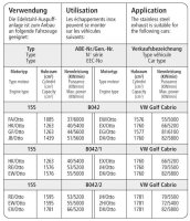 Bastuck Verbindungsrohr - 84+ VW Golf 1 Cabrio / 81-92 VW Scirocco 2