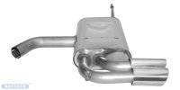 Bastuck Endschalldämpfer mit Doppel-Endrohr 2 x Ø 76 mm 20°schräg geschnitten - VW EOS (inkl. Diesel)