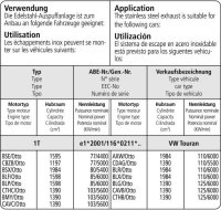 Bastuck Vorschalldämpfer - VW Touran