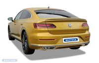 Bastuck Endschalldämpfer Paar mit 2x Ausgang Ø 57 mm LH+RH für R-Line-Heckschürze mit offener Blende, mit Klappensteuerung - 17+ VW Arteon 3H TSI / 15+ VW Passat B8 TSI FWD/4Motion