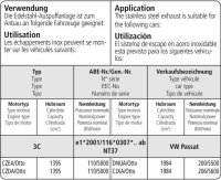 Bastuck Endschalldämpfer mit 2x Ausgang Ø 57 mm RH für R-Line Heckschürze mit offener Blende - 17+ VW Arteon 3H TSI / 15+ VW Passat B8 TSI FWD/4Motion