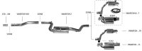 Bastuck Verbindungsrohr vorne - 17+ VW Arteon 3H TSI / 15+ VW Passat B8 TSI FWD