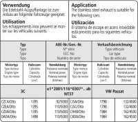 Bastuck Verbindungsrohr vorne - 17+ VW Arteon 3H TSI / 15+ VW Passat B8 TSI FWD