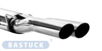 Bastuck Rear silencer with double tailpipes 2 x Ø...