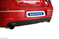 Bastuck Rear silencer with single tailpipes 1 x Ø 100 mm cut 30° (RACE-Look) RH exit - VW Passat 3C 3.2 V6 + R36 / 3CC 3.6 V6