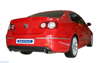 Bastuck Endschalldämpfer mit Einfach-Endrohr 30° schräg geschnitten 1 x Ø 100 mm (im RACE-Look) Ausgang LH - VW Passat 3C 3.2 V6 + R36 / 3CC 3.6 V6