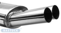 Bastuck Rear silencer with single tailpipe 2 x Ø...