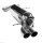 Bastuck Rear silencer with double tailpipe 2 x Ø 76 mm cut 20°, with exhaust flap - VW Polo 6 AW (+ GTI)