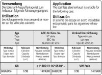 Bastuck Ersatzrohr für Vorschalldämpfer - Audi A1 8X 1.4 Turbo 134KW / 08+ Seat Ibiza 6J 1,2/1.4/1.6 Benziner / Skoda Fabia RS 5J / VW Polo 6C (+ GTI) / Polo 6R 1,2/1.4/1.6 (ohne Turbo) +1.4T Benziner (+ GTI/WRC)