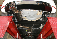 Bastuck Rear silencer with double tailpipe 2 x Ø 76 mm cut 20° - VW Polo 6C (+ GTI) / Polo 6R WRC