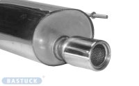 Bastuck Rear silencer with single tailpipe 1 x Ø...