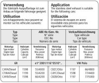 Bastuck Endschalldämpfer mit Doppel-Endrohr 2 x Ø 76 mm mit Lippe - Audi A1 8X 1.2/1.4 Turbo/Diesel / 09+ VW Polo 6R 1,2(T)/1.4(T)/1.6 (+ GTI)