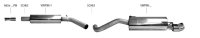 Bastuck Rear silencer with double tailpipes 2 x Ø...