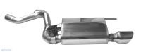 Bastuck Rear silencer with single exit 1 x Ø 100...