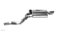 Bastuck Rear silencer with single exit 1 x Ø 100...