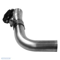 Bastuck Simple tailpipe RH Ø63mm with exhaust flap...