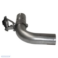 Bastuck Simple tailpipe LH Ø63mm with exhaust flap...