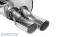 Bastuck Rear silencer with double tailpipes 2 x Ø...